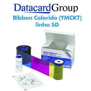 Ribbon Colorido de 250 impresses (YMCKT)  para impressoras SD160 e SD260